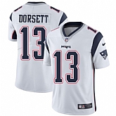Nike Men & Women & Youth Patriots 13 Phillip Dorsett White NFL Vapor Untouchable Limited Jersey,baseball caps,new era cap wholesale,wholesale hats